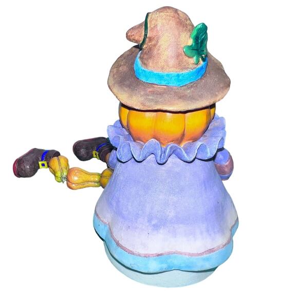 Jack-o-lantern Happy Jack Candle Topper/Shelf Sitter by New Creative - Picture 2 of 2